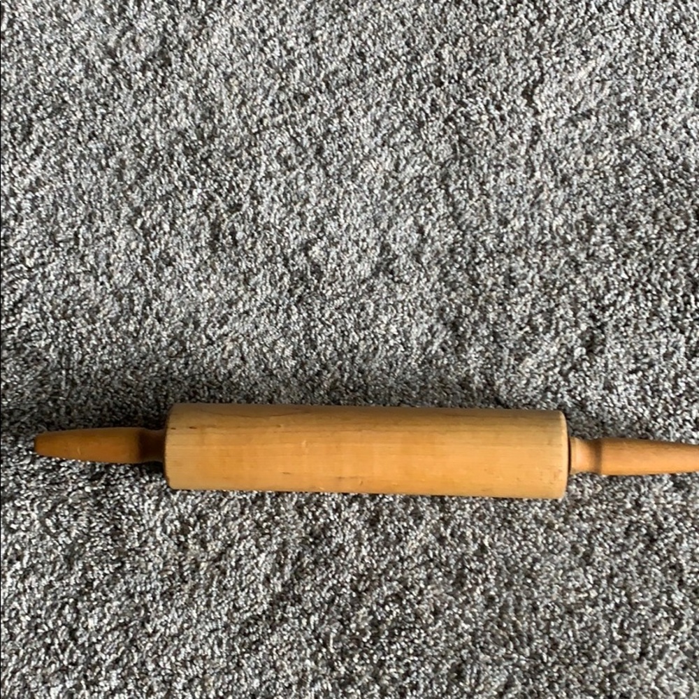 Vintage Foley 18”maple ball bearing rolling pin